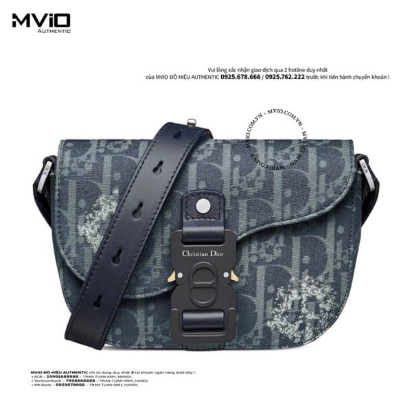 Túi Dior x Tears Đeo Chéo Vân Oblique 2ADCA435DDO
