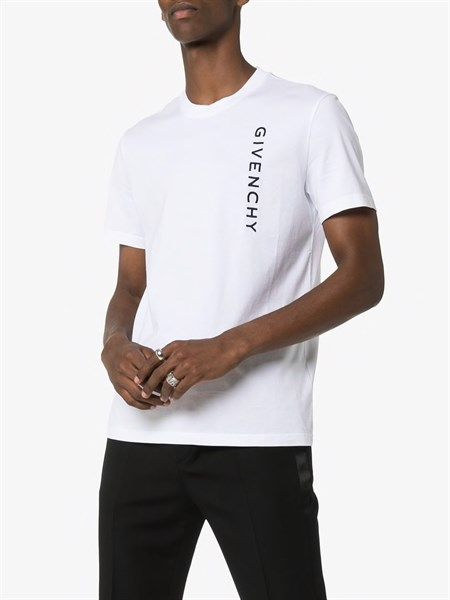 Phông Givenchy Trắng Thêu Chữ Givenchy