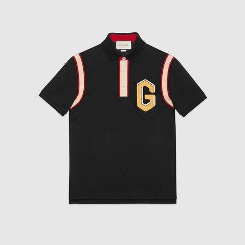 Polo Gucci Đen G Vàng 511865 X9Q74