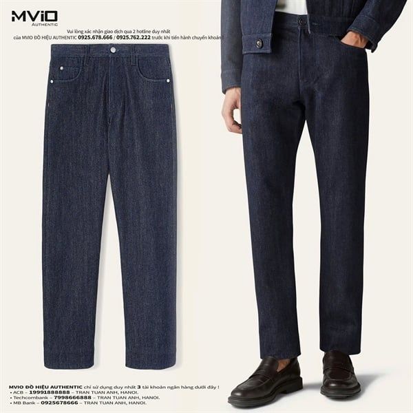Jean Loro Piana Xanh Mã 2 FAO0626W0ZP
