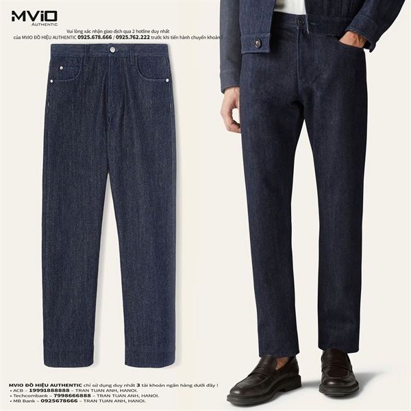 Jean Loro Piana Xanh Mã 2 FAO0626W0ZP