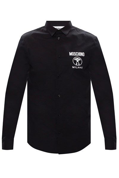 Sơ Mi Moschino Đen Dài Tay Milano