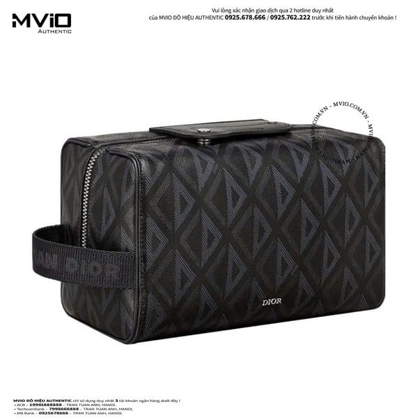 Túi Dior Locker CD Diamond Đen 2ADCA418CDP