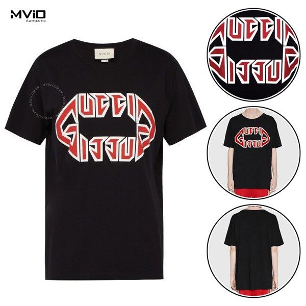 Phông Gucci Đen Logo Đỏ 493117 XJAI0