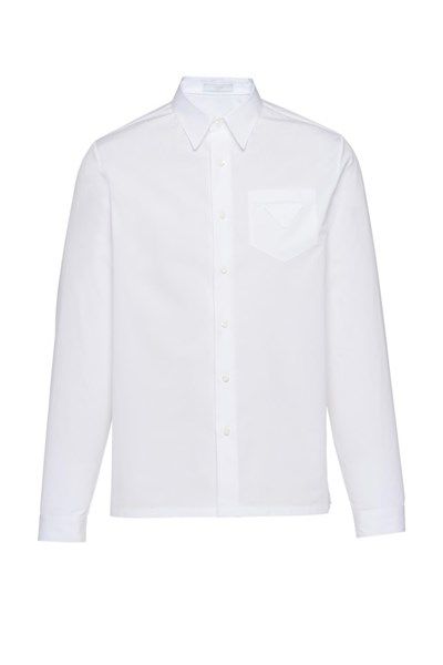 Sơ Mi Prada Trắng Tag Túi Bianco Sc541