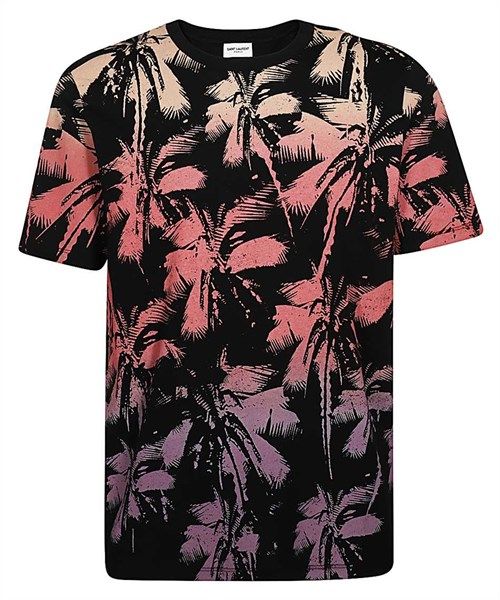 Phông Saint Laurent Đen Cây Dừa Pink 604454 Yb0Z2