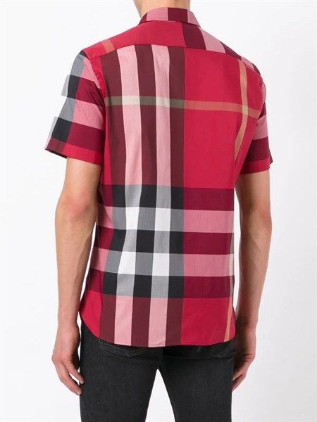 Sơ Mi Burberry Cộc Tay Đỏ 4046484