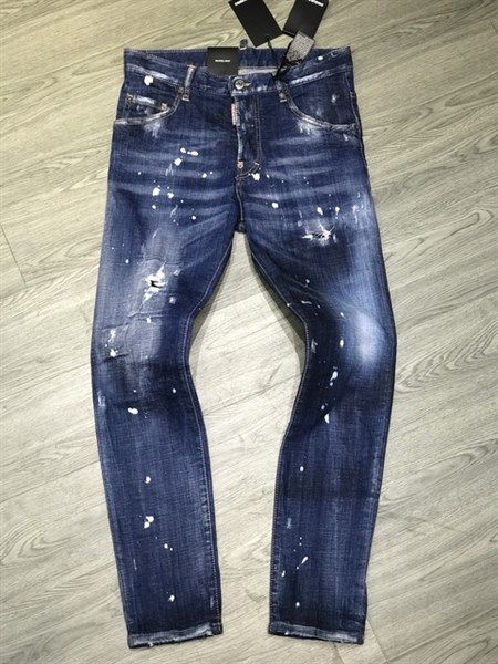 Jean Dsquared2 Xanh Skater S71Lb0590 Vảy Sơn