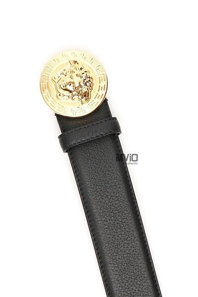 Belt Versace Đen/Gold Dcu4806.Dgov2 Da Sần