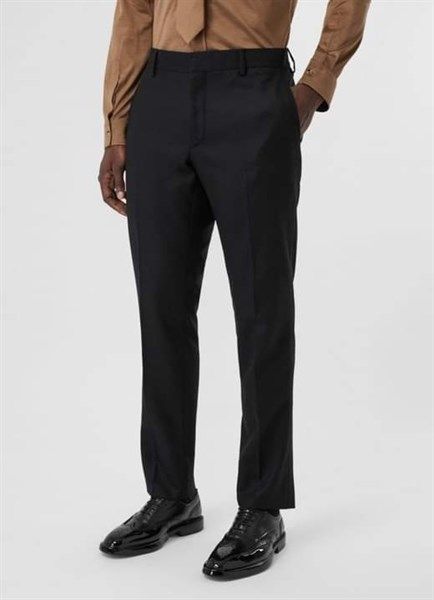Quần Vải Burberry Đen Trơn 4011901 1003