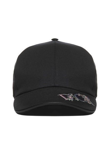 Mũ Dior Đen Chữ Hoa Màu 023C909F4511