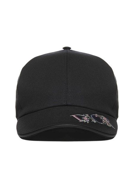 Mũ Dior Đen Chữ Hoa Màu 023C909F4511