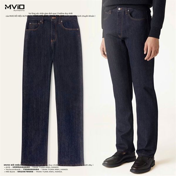 Jean Loro Piana Xanh Mã 1 FAN4393W0ZP