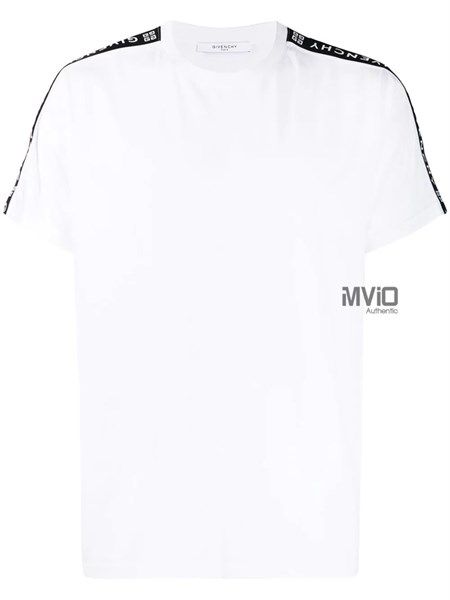 Phông Givenchy Trắng Tag Vai Bm70Jk3002 100