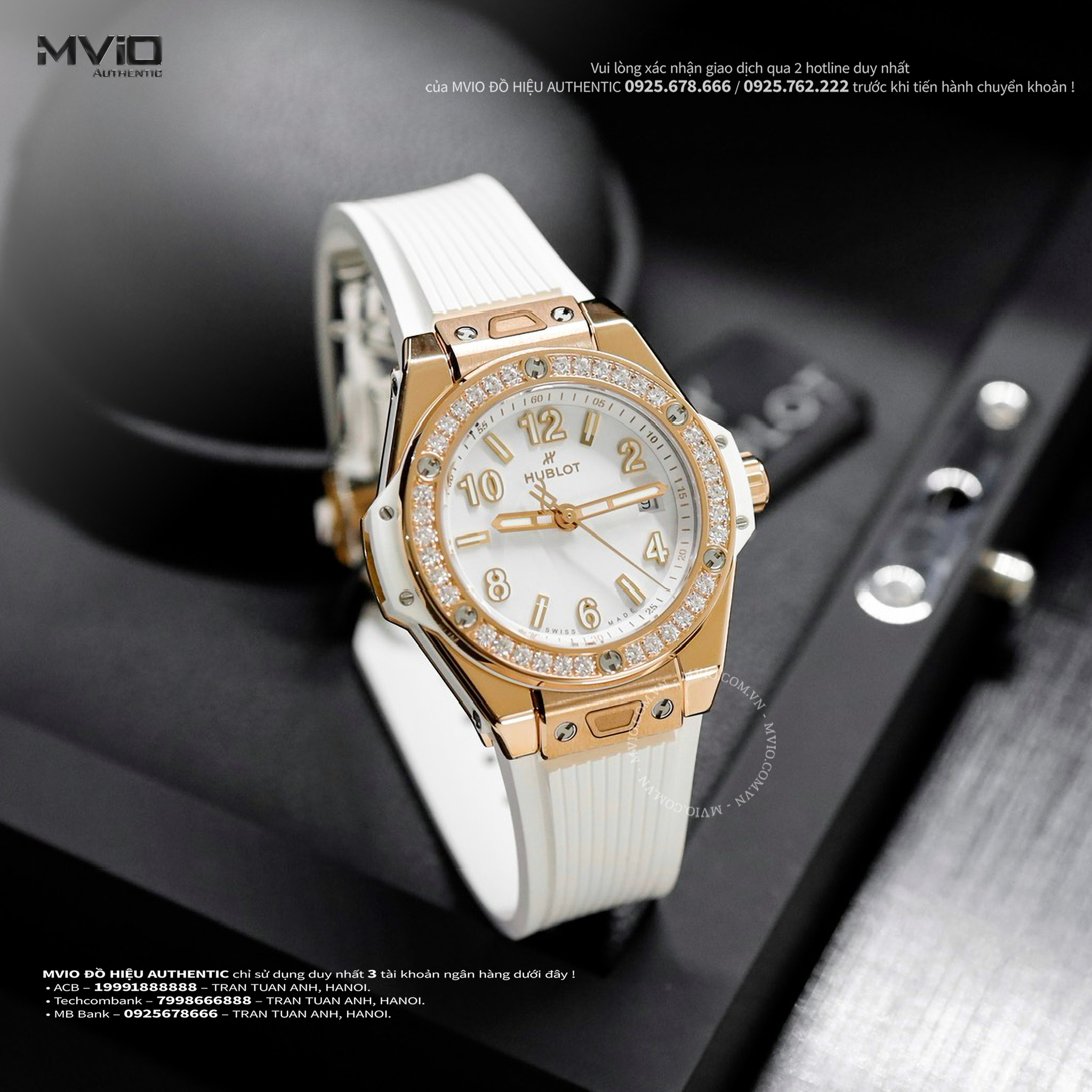 ĐỒNG HỒ HUBLOT BIG BANG ONE CLICK KING GOLD WHITE DIAMONDS 485.OE.2080.RW.1204
