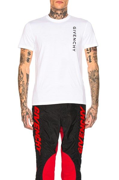 Phông Givenchy Trắng Thêu Chữ Givenchy