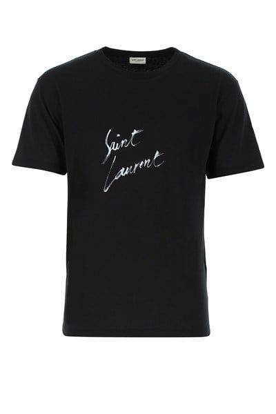Phông Saint Laurent Đen Chữ Trắng 480406Yb1Gn9787