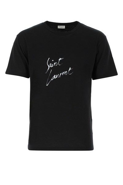 Phông Saint Laurent Đen Chữ Trắng 480406Yb1Gn9787