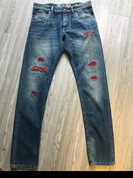 Jean Dolce Xanh Rêu G6Ddcd Wash Đỏ