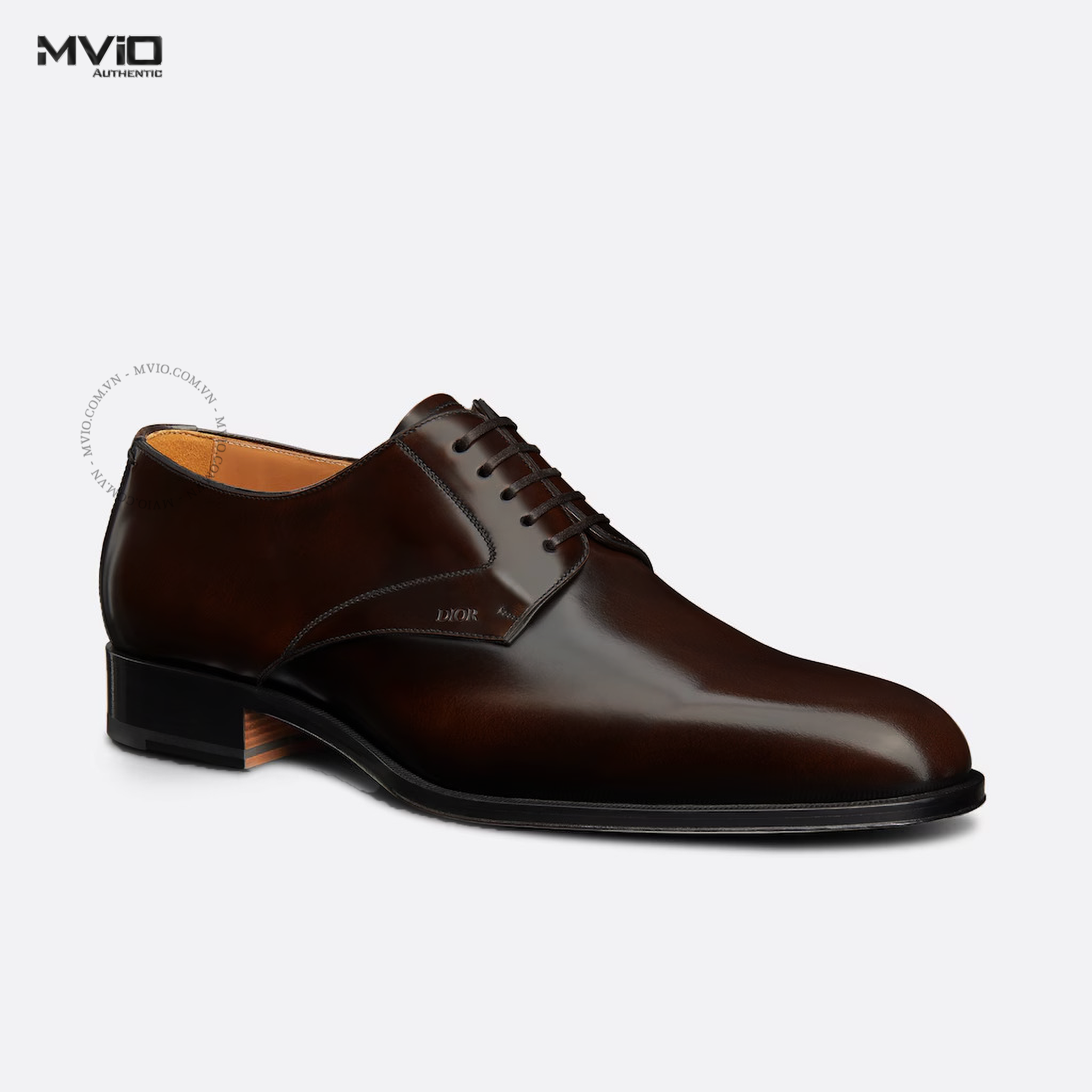 LOAFER DIOR BUỘC DÂY ĐEN PHA ĐỎ MUN 3DE305YON701