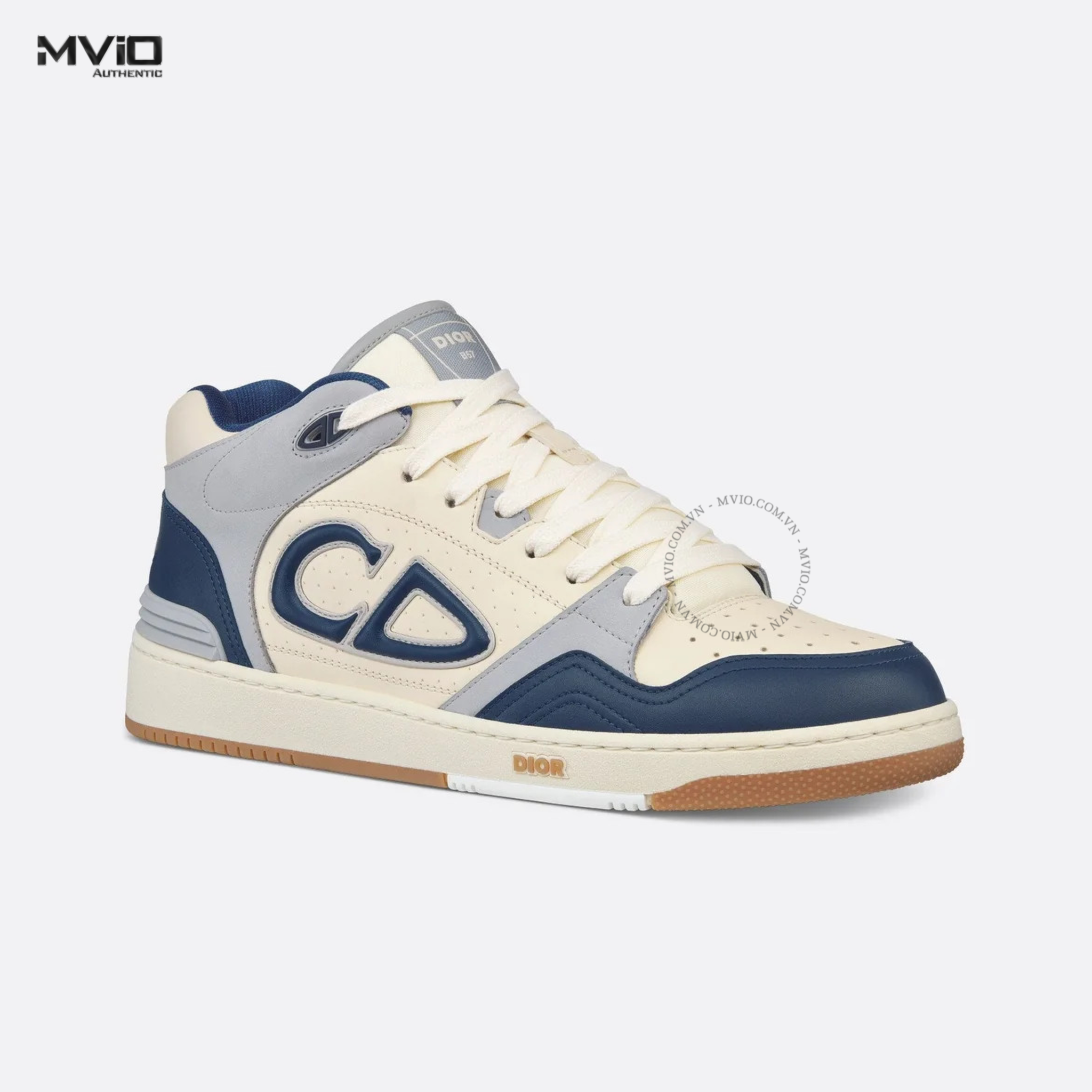 SNEAKER DIOR B57 BE XANH MIX CỔ VÀNG 3SH141ZXT56141