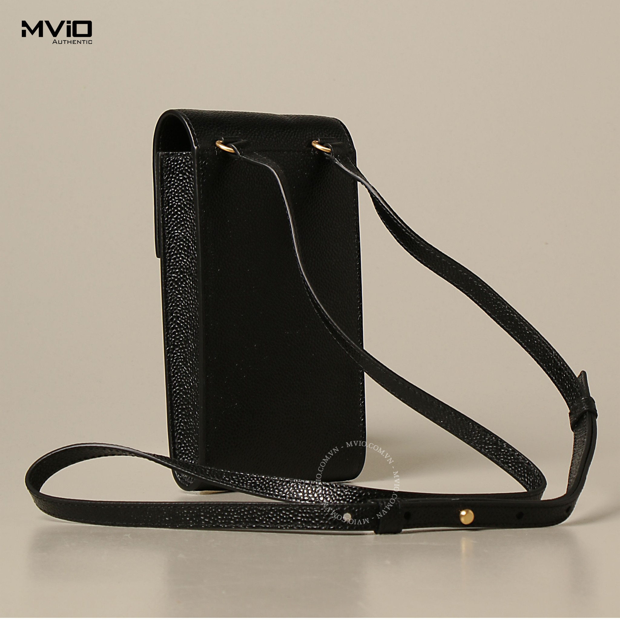 Túi Thom Browne Đeo Chéo Phone Bag Đen MAC140A00198025