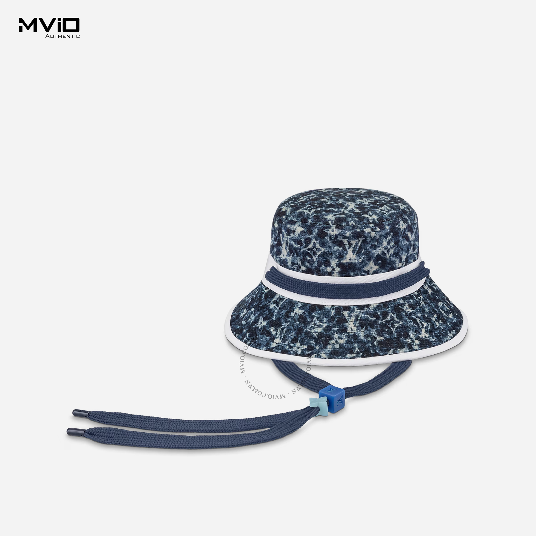 Mũ Louis Vuitton Bucket Vân Monogram Xanh M7144M