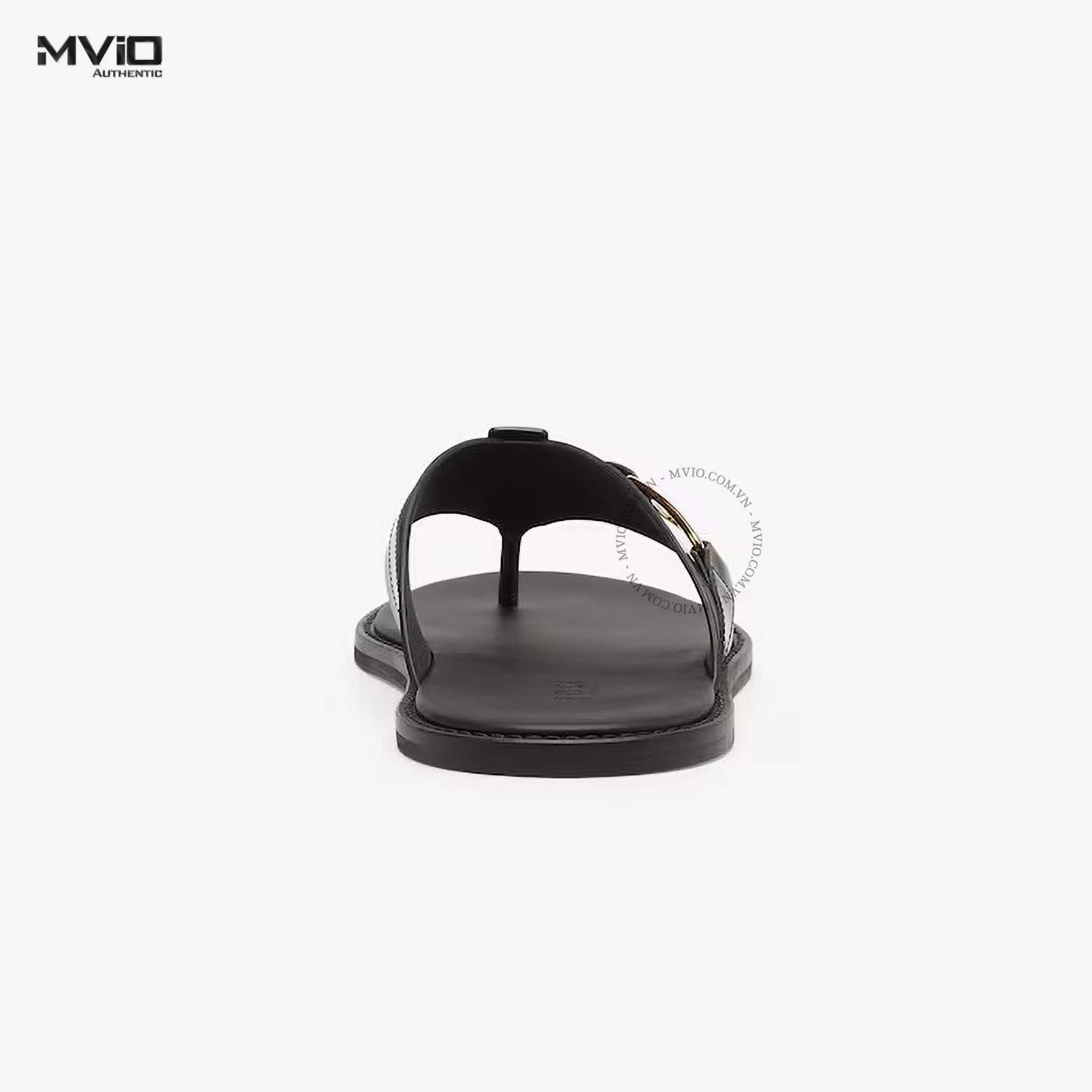 DÉP FENDI ĐEN KẸP NGÓN TAG FF GOLD 7Y1606 69FF0QA1