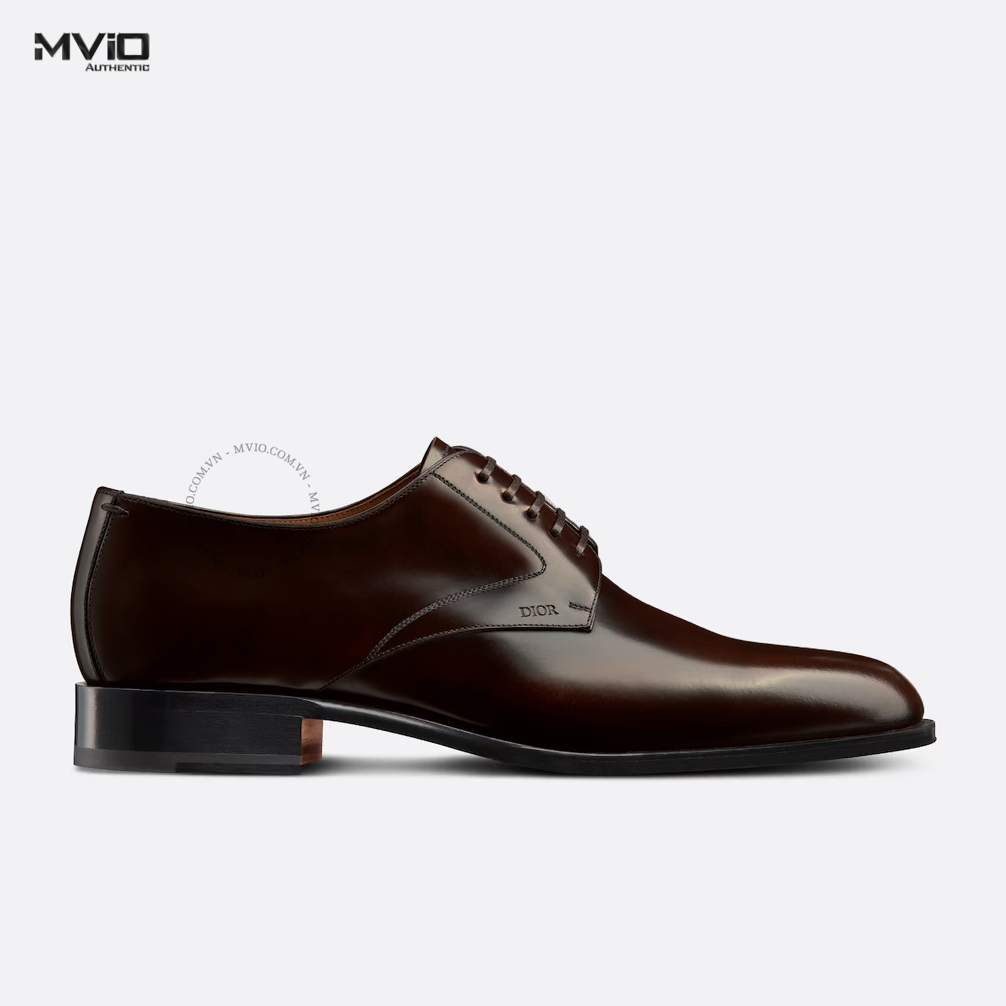 LOAFER DIOR BUỘC DÂY ĐEN PHA ĐỎ MUN 3DE305YON701