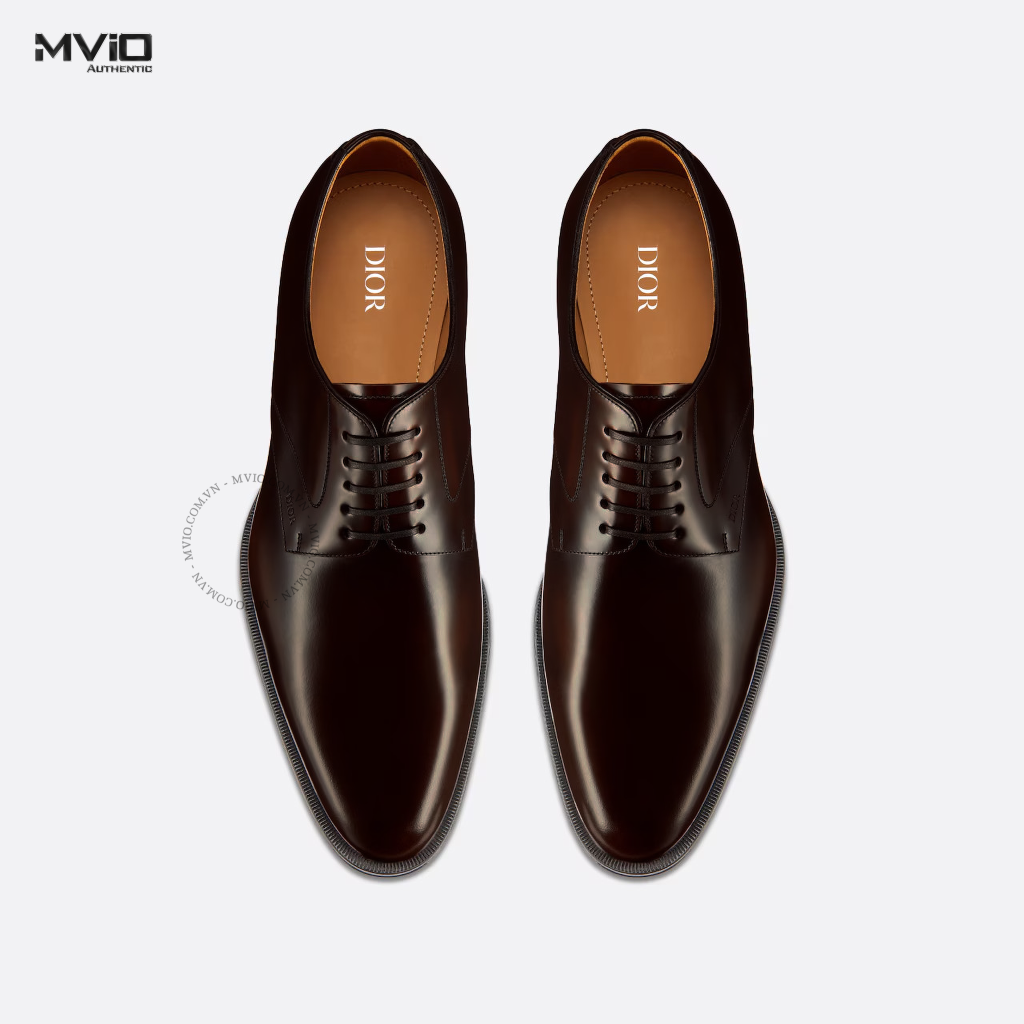 LOAFER DIOR BUỘC DÂY ĐEN PHA ĐỎ MUN 3DE305YON701