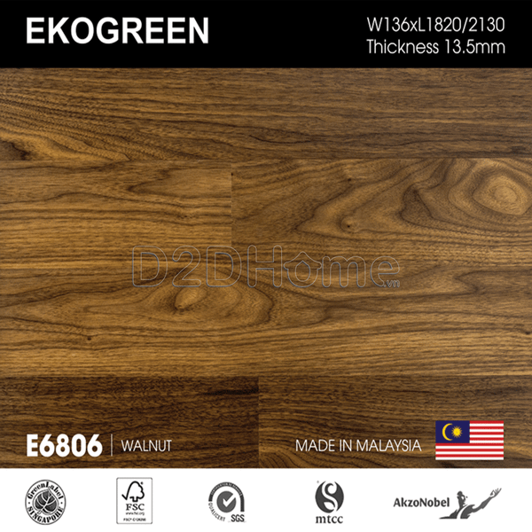 Sàn gỗ EKOGREEN E6806