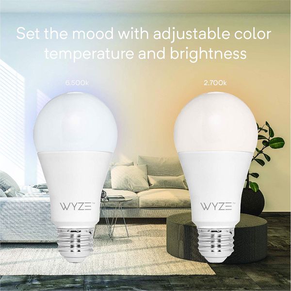 Đèn thông minh Wyze Bulb kết nối Wifi tích hợp trợ lý ảo Google Assistant Amazon Alexa