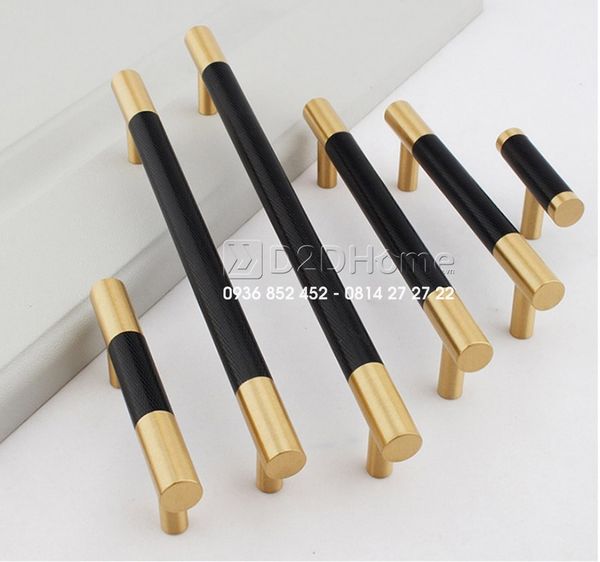 Tay nắm tủ bằng đồng brass hiện đại tối giản FH-T2933