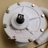 Bơm hóa chất quay tay bằng nhựa PP Four Leaf CH8016P