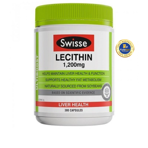 Viên uống Mầm đậu nành Swisse Ultiboost Lecithin 1200mg 300 viên