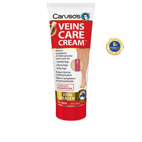 Kem bôi trị suy giãn tĩnh mạch Carusos Natural Health Veins Care Cream 75g