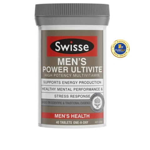 Viên uống Vitamin tổng hợp cho nam Swisse Men’s Power Ultivite 40 viên
