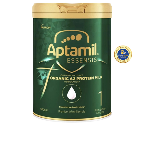 [KolaSub: Tặng 5% & 100% Freeship] Sữa Aptamil Essensis số 1 cho bé từ 0-6 tháng Organic A2 Protein Infant Formula 900g