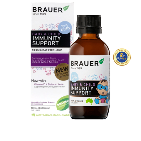 Siro Tăng sức đề kháng cho bé Brauer Baby & Child Immunity Support 100ml