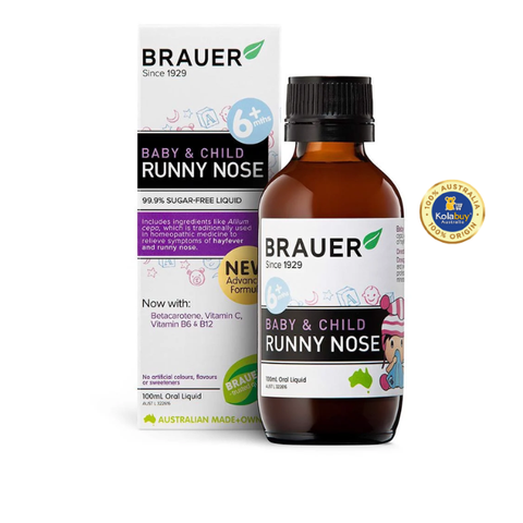 Siro Trị sổ mũi cho bé Brauer Baby & Child Runny Nose Oral Liquid 100ml