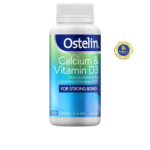 Viên uống canxi bầu Úc Ostelin Calcium & Vitamin D3 130 viên