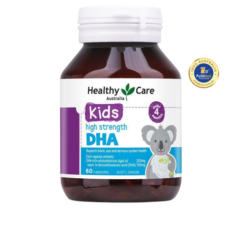 Viên uống Bổ sung DHA cho bé Healthy Care Kids DHA 60 viên