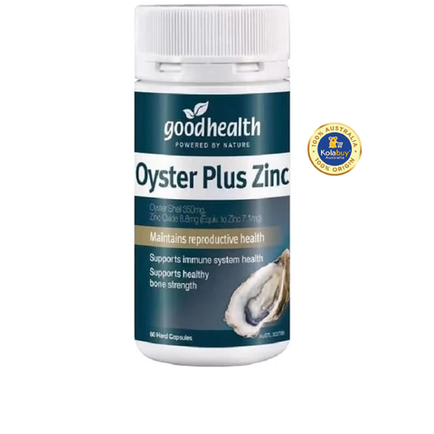 Viên uống Tinh chất hàu biển Goodhealth Oyster Plus Zinc 60 viên