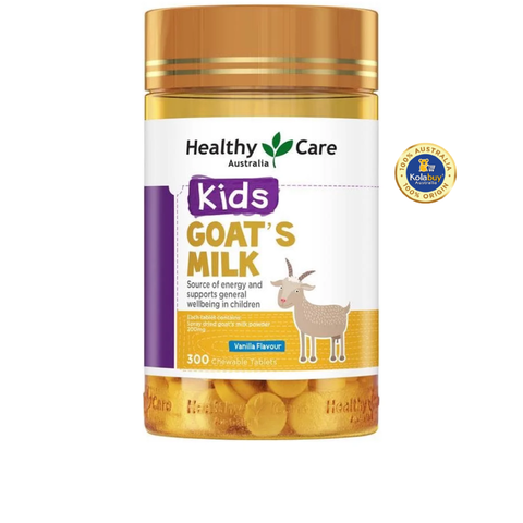 Viên ngậm Sữa dê vị Vani Healthy Care Goat Milk Vanilla Flavour Chewable 300 viên