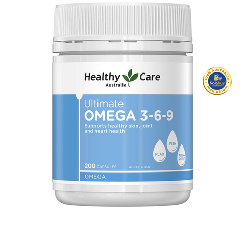 Viên uống bổ sung Omega Healthy Care Ultimate Omega 3-6-9 200 viên