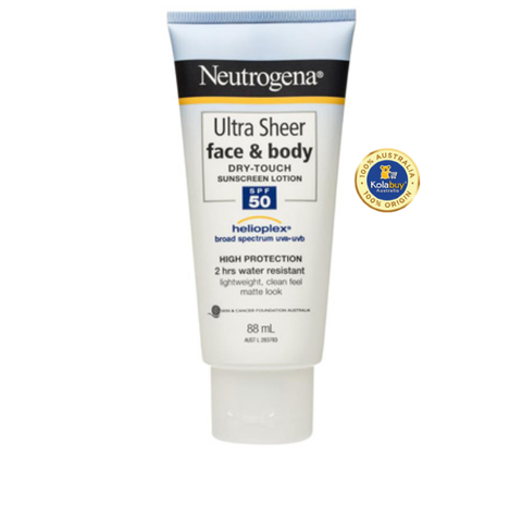 Kem chống nắng Neutrogena Ultra Sheer Face & Body Dry Touch Sunscreen Lotion SPF50 88mL