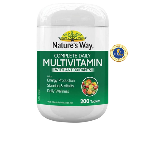 Viên uống Vitamin tổng hợp Nature’s Way Complete Daily Multivitamin 200 viên