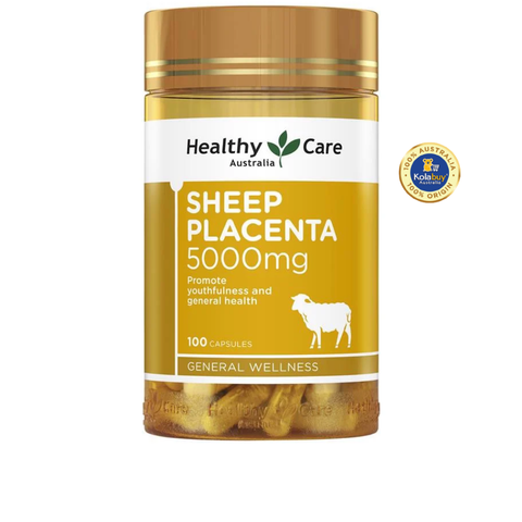 Viên uống nhau thai cừu Healthy Care Sheep Placenta 5000mg 100 viên