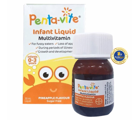 Siro Bổ sung Vitamin tổng hợp cho bé 0-3 tuổi Pentavite Infant Drops 30ml