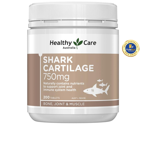 Viên uống Sụn cá mập Healthy Care Shark Cartilage 750mg 200 viên